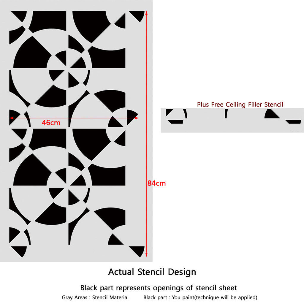 Breathe New Life into Your Walls with the Versatile Allover Stencil Astakos from J BOUTIQUE STENCILS