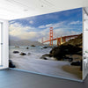 Wall Mural Golden Gate Bridge - Peel and Stick Fabric Wallpaper for Interior Home Decor