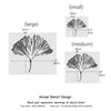 Chinese Ginkgo Stencils - Easy to Use Floral Stencil for Walls - WALL ART STENCIL instead of Decals