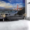 Wall Mural Golden Gate Bridge - Peel and Stick Fabric Wallpaper for Interior Home Decor