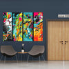 Wall Mural Paint splatter - Peel and Stick Fabric Wallpaper for Interior Home Decor