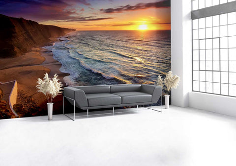 Wall Mural Day One - Peel and Stick Fabric Wallpaper for Interior Home Decor