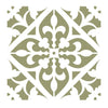 Wall Stencils Damask Tile Stencil for DIY Decor Faux Reusable Template V0029