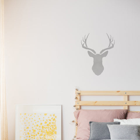 Deer Head Stencil for Decorative stencils DIY Easy home decor Nursery