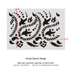 Indian Paisley Wall Border Stencil for DIY decor