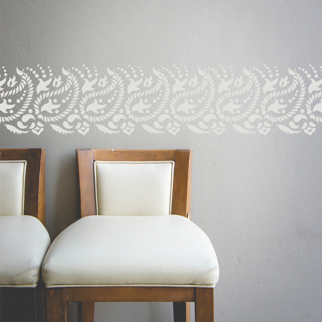 Custom Border Stencils for Painting Ceiling Designs & Wall Borders