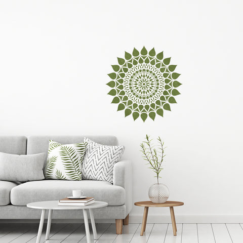 Decorative Mandala Stencil Betul for Furniture, Floors and DIY Decor
