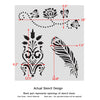 3 designs art stencil - Reusable Craft Projects & DIY Projects