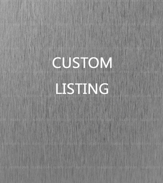 Custom listing for Rob MacReynolds