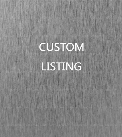 Custom listing for Pradeep Reddy