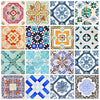 Portuguese Tiles Stickers Maceira - Pack of 16 tiles - Tile Decals Art for Walls Kitchen backsplash Bathroom