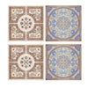Decorative Tiles Stickers Lisboa - Set of 4 tiles - Tile Decals Art for Walls Kitchen backsplash Bathroom Accent Kitchen