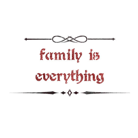 Family is everything Shabby chic Stencils reusable Airbrush template