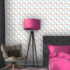 Diamond Circle Peel 02 & Stick Repositionable Fabric Wallpaper