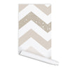 Chevron Pattern 02 Peel & Stick Repositionable Fabric Wallpaper