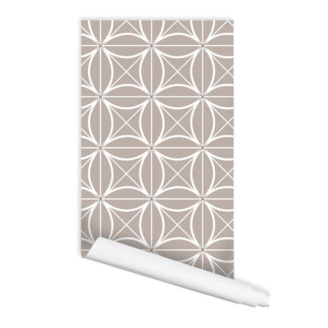 Geometric Coco 02 Peel & Stick Repositionable Fabric Wallpaper