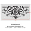 Wall Border stencils Pattern Odelie Reusable Template for DIY wall decor