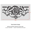 Wall Border stencils Pattern Odelie Reusable Template for DIY wall decor