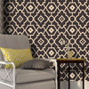 Moroccan Ecole 01 Peel & Stick Repositionable Fabric Wallpaper