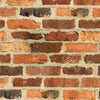Old Red Brick Wall Pattern 01 Peel & Stick Repositionable Fabric Wallpaper