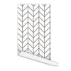Herringbone Chevron Pattern 01 Peel & Stick Repositionable Fabric Wallpaper