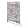 Stones in wall Peel & Stick Repositionable Fabric Wallpaper