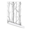 Birch Forest Self adhesive Peel & Stick Repositionable Fabric Wallpaper