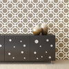 Oriental Pattern Kobe Peel & Stick Repositionable Fabric Wallpaper