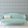 Trellis Pattern Vito Self Adhesive Peel & Stick Repositionable Fabric Wallpaper