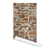 Stone Texture Luca Self adhesive Peel & Stick Repositionable Fabric Wallpaper