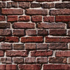 Red Brick Pattern Klaus Self adhesive Peel & Stick Repositionable Fabric Wallpaper