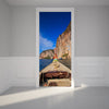 Door Wall Sticker Head of longtail boat - Peel & Stick Repositionable Fabric Mural 31"w x 79"h (80 x 200cm)