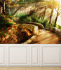 Wall Mural Mystical Pathway, Peel and Stick Repositionable Fabric Wallpaper for Interior Home Decor