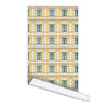 Classic building Facade Pattern 01 Self adhesive Peel and Stick Repositionable Fabric Wallpaper