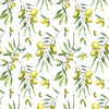 Green Olive branch Pattern Self adhesive Peel and Stick Repositionable Fabric Wallpaper