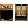 Door Wall Sticker Western Saloon - Peel & Stick Repositionable Fabric Mural 31"w x 79"h (80 x 200cm)