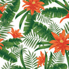Tropical plant Pattern Chloe Self adhesive Peel and Stick Repositionable Fabric Wallpaper