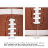 Door Wall Sticker American Football Laces - Peel & Stick Repositionable Fabric Mural 31"w x 79"h (80 x 200cm)