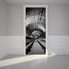 Door Wall Sticker Tunnel Subway - Self Adhesive Fabric Door Wrap Wall Sticker