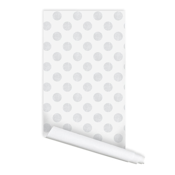 Polka Dot 01 Peel & Stick Repositionable Fabric Wallpaper