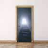 Door Mural Hope Upstairs - Self Adhesive Fabric Door Wrap Wall Sticker