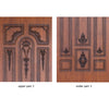 Door Wall Sticker Brown Wooden Door - Self Adhesive Fabric Door Wrap Wall Sticker