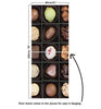 Door Mural Chocolate gift - Self Adhesive Fabric Door Wrap Wall Sticker