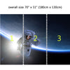 Wall Mural Astronaut take a Spacewalk, Peel and Stick Fabric Wallpaper for Interior Home Decor