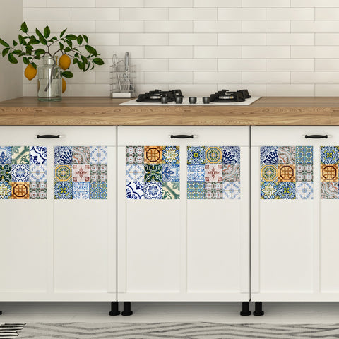 Portugal Tiles Stickers Evora - Set of 16