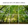 Wall Mural Dense Forests, Peel and Stick Fabric Wallpaper for Interior Home Decor