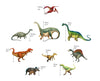 Dinosaurs Wall Sticker Fabric Wall Decal for kids playroom