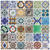 Portuguese Tiles Stickers Aljustrel - Pack of 36 tiles - Tile Decals Art