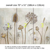Wall Mural Growing old Dried Botanical Seed - Peel and Stick Fabric Wallpaper for Interior Home Decor