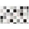 Peel and Stick Pvc Foaming Wallpaper Black mixed color Tranoroa 19.6" x 78.7"